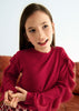 Girl Sweatshirt with Tulle Ruffle
