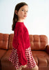 Girl Sweatshirt with Tulle Ruffle