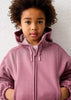 Girl Zip-Up Hoodie - Violet Heather