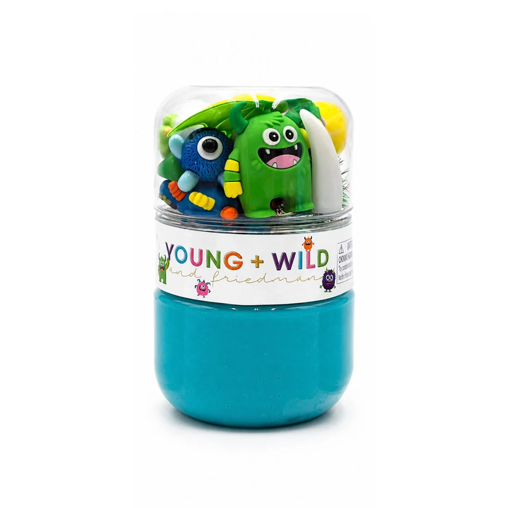 Grab & Go Dough Jar - Colorful Monster
