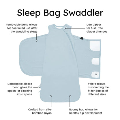 Sleep Bag Swaddler in Fog 1.0 XS