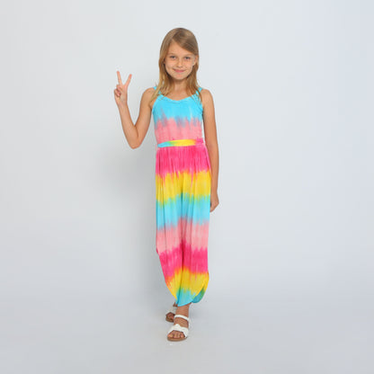 GEMMA PANT - RAINBOW TIE DYE