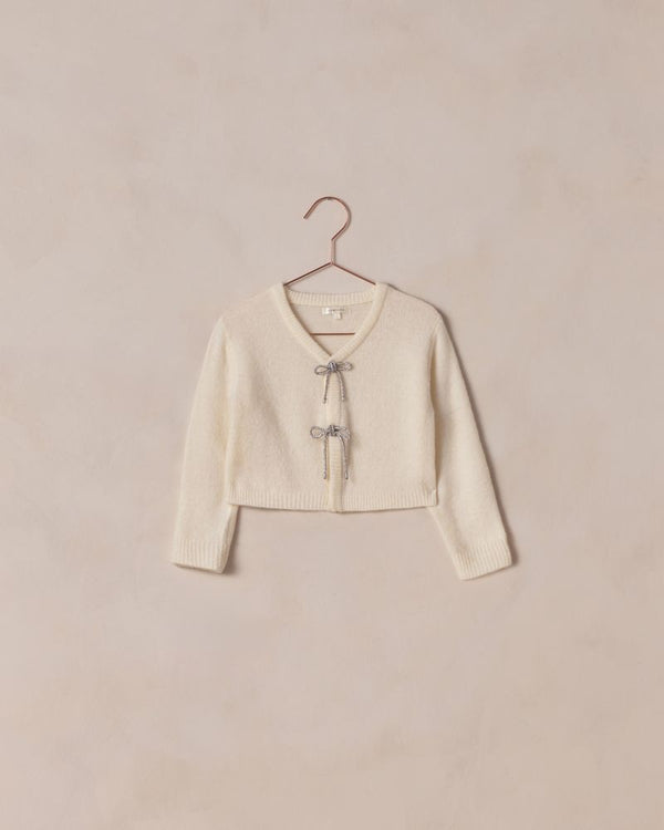 BOW CARDIGAN | IVORY