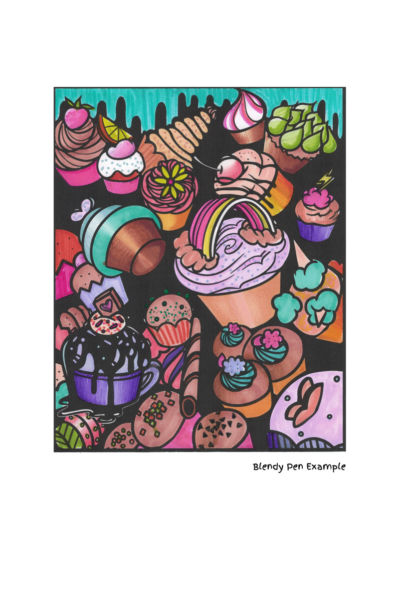 The Original Blendy™ Pens 'Blend & Spray' 24 Marker Creativity Kit