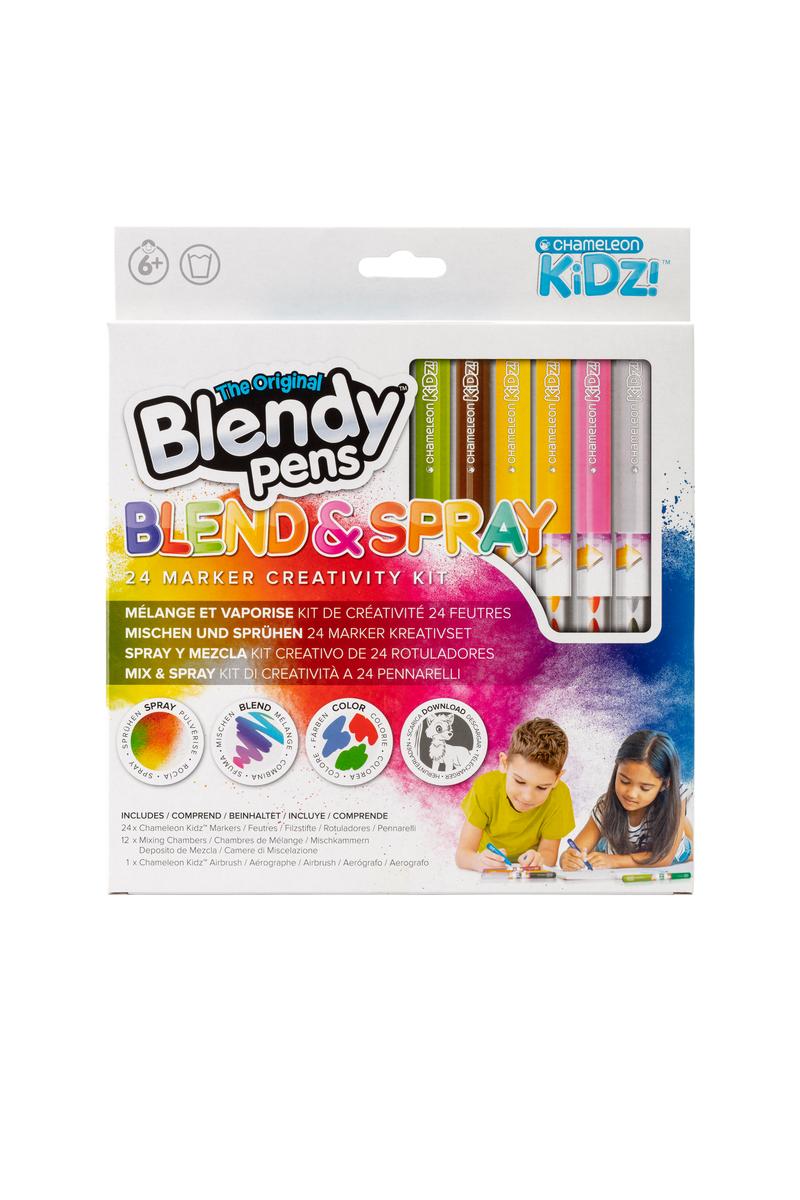 The Original Blendy™ Pens 'Blend & Spray' 24 Marker Creativity Kit