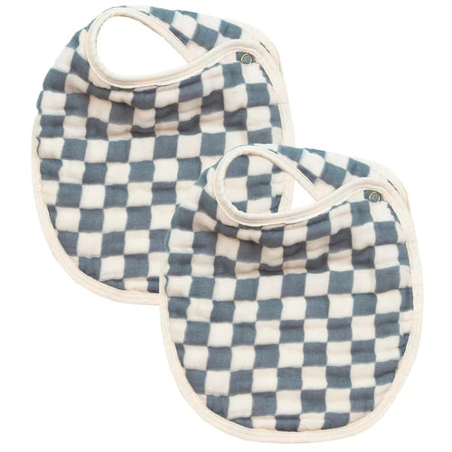 Cloud Muslin™ Bib 2 Pack - Miles/Cream