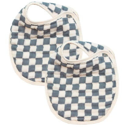Cloud Muslin™ Bib 2 Pack - Miles/Cream