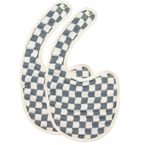 Cloud Muslin™ Bib 2 Pack - Miles/Cream