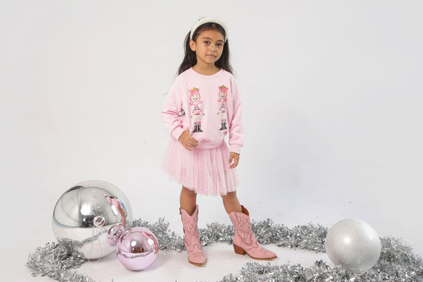 Nutcracker Sweatshirt - Cotton Candy