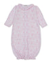 Delicate Blooming Bows Pink Convertible Gown - Pink