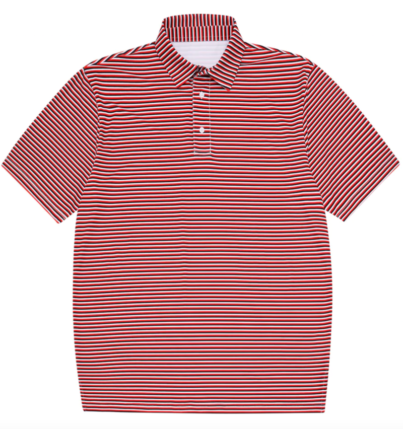Red/Black/White Polo