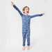 rodeo drive blue modal magnetic no drama pajama kids long sleeve set