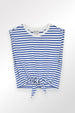 Girls Striped Knitted Tee