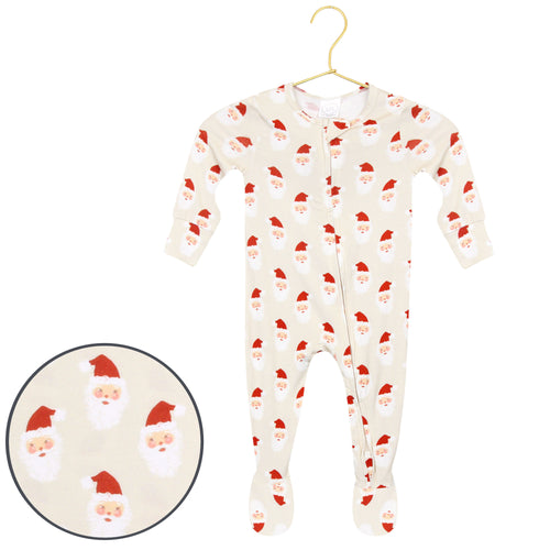 Santa Baby Zipper Footies