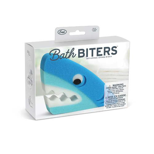 BATH BITERS KIDS' BATH SPONGE shark