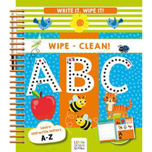WRITE IT, WIPE IT! WIPE-CLEAN ABC
