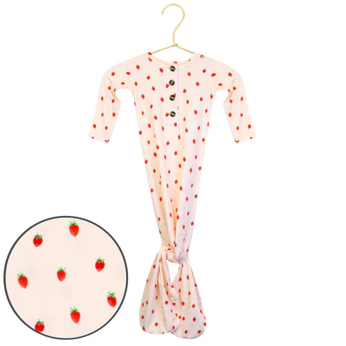 Junie Knotted Gown - Newborn-3 Month