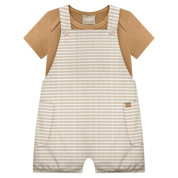 Boy overall Set - Suede