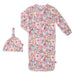 isla cozy sleeper modal magnetic cozy sleeper gown + hat set NB - 3M