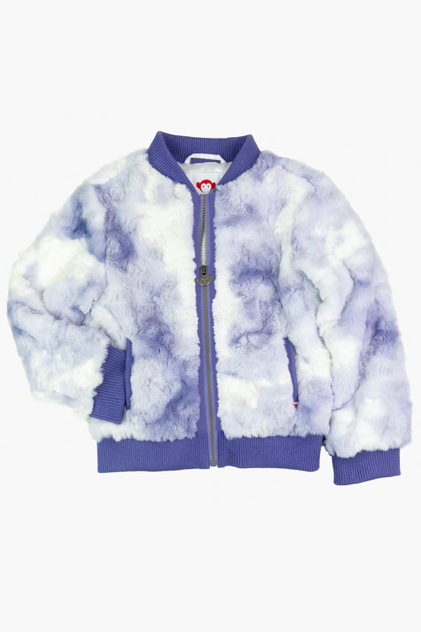 NIKKI BOMBER JACKET - PURPLE LAVENDER