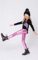 LEGGING - METALLIC PINK