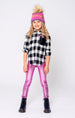 LEGGING - METALLIC PINK