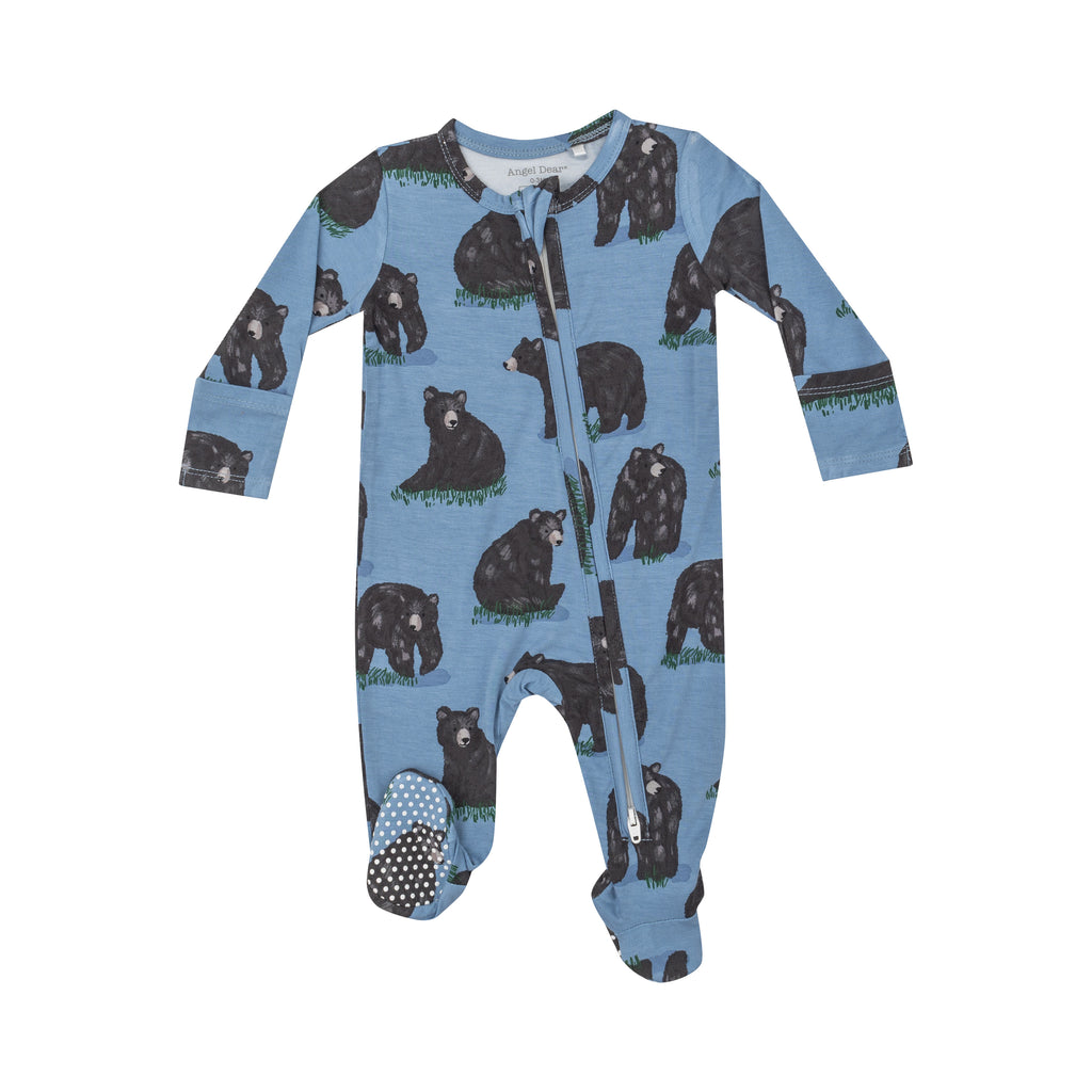 Black Bears - 2 Way Zipper Footie