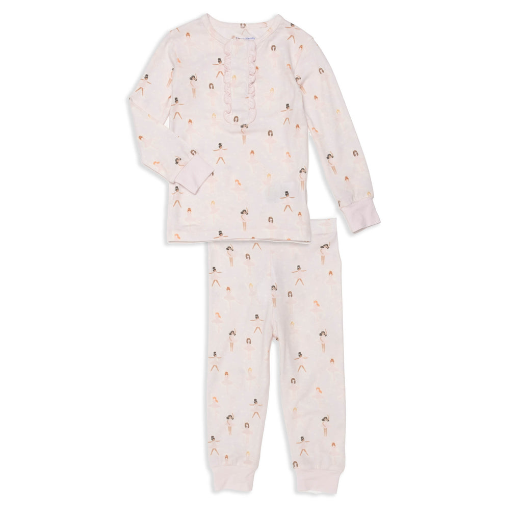 tutu twirls modal magnetic no drama pajama long sleeve set