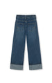 wide leg cuffed jean