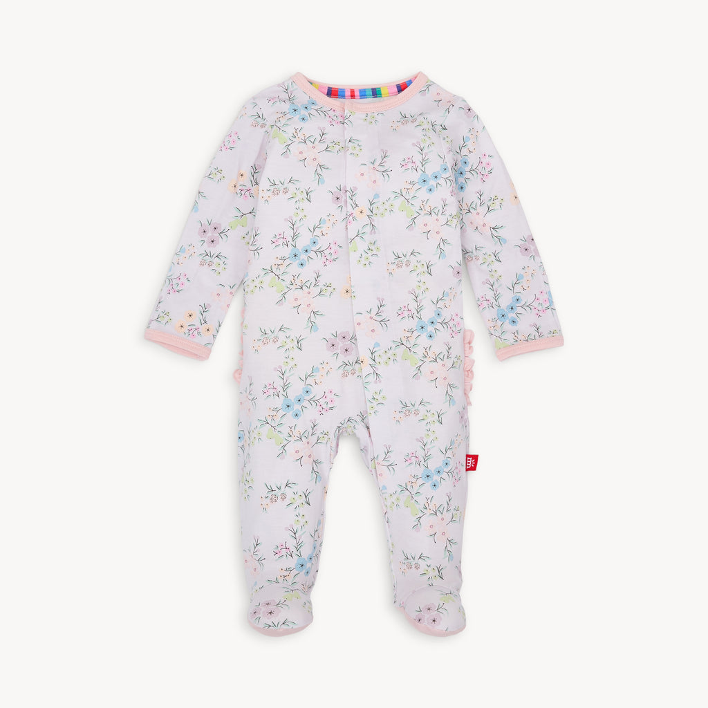 EMILY MODAL MAGNETIC PARENT FAVORITE FOOTIE WITH RUFFLE