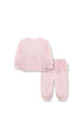 Tulle Bow Sweatshirt & Ruffle Sweatpants Set
