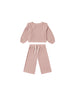 RUFFLE COZY SET || ROSE