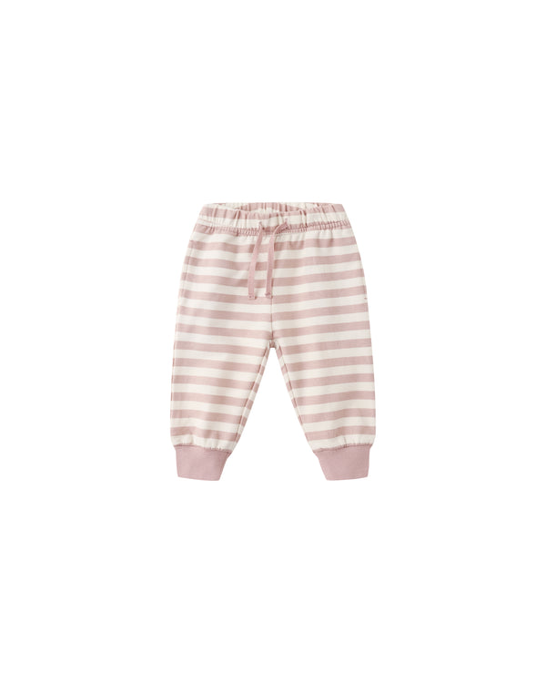 RELAXED SWEATPANT || PINK STRIPE