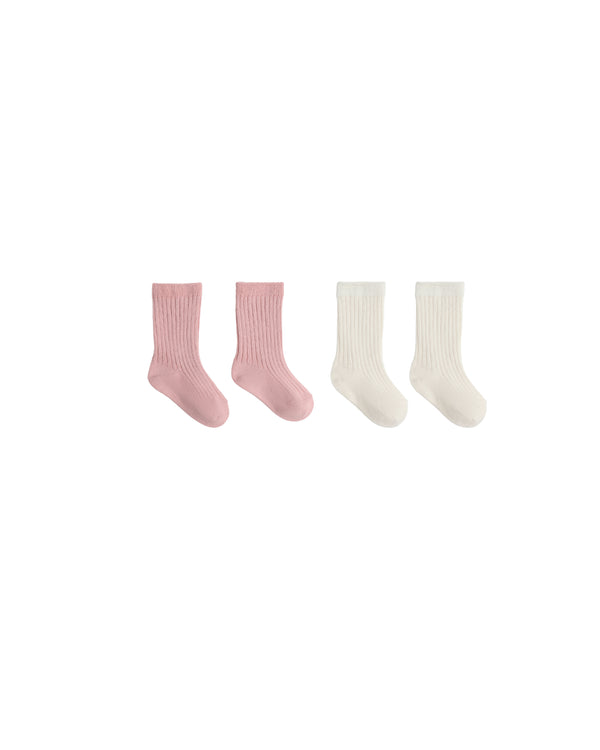 SOCKS SET || NATURAL, ROSE