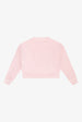 FLEECE REVERSE INSERT SWEATER - PINK MOSCATO