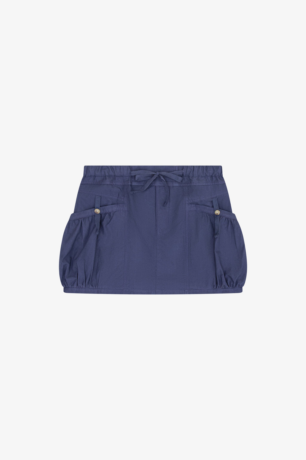RIMA COTTON UTILITY SKIRT - Indigo Storm