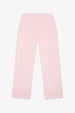 COTTON FLEECE SPLIT HEM POCKET PANT - Pink Moscato