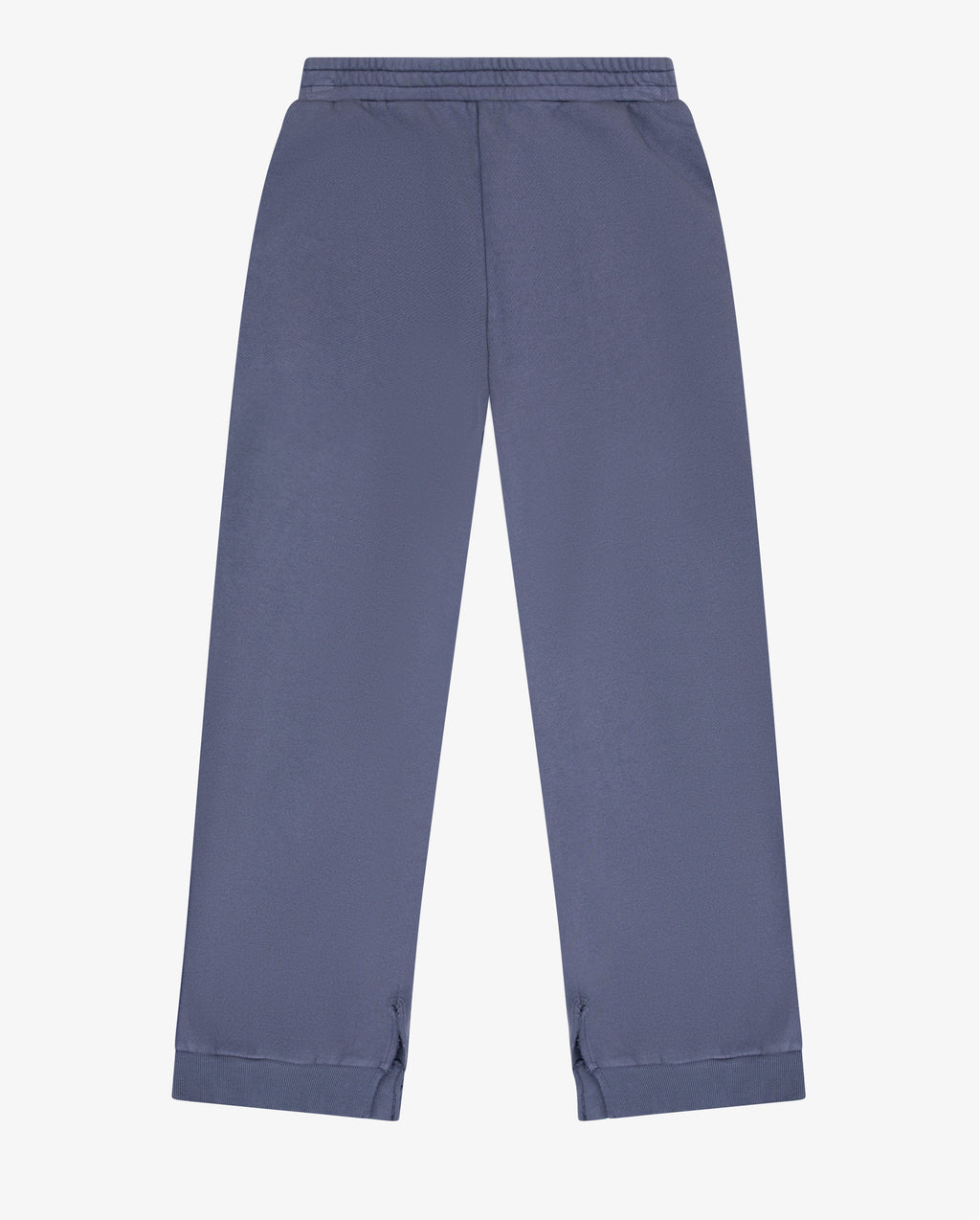 COTTON FLEECE SPLIT HEM POCKET PANT - Indigo Storm