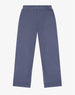 COTTON FLEECE SPLIT HEM POCKET PANT - Indigo Storm