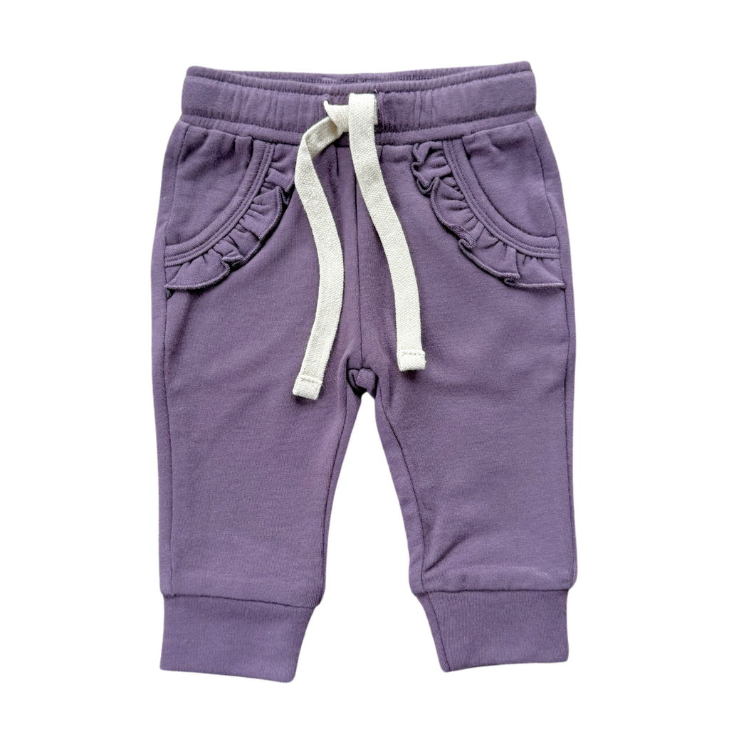 GIRL'S JOGGERS - PLUM