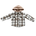 HOODED SHACKET - DESERT PLAID