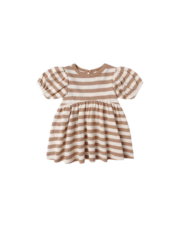 DARLA DRESS || HARVEST STRIPE - SPICE