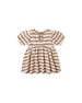 DARLA DRESS || HARVEST STRIPE - SPICE