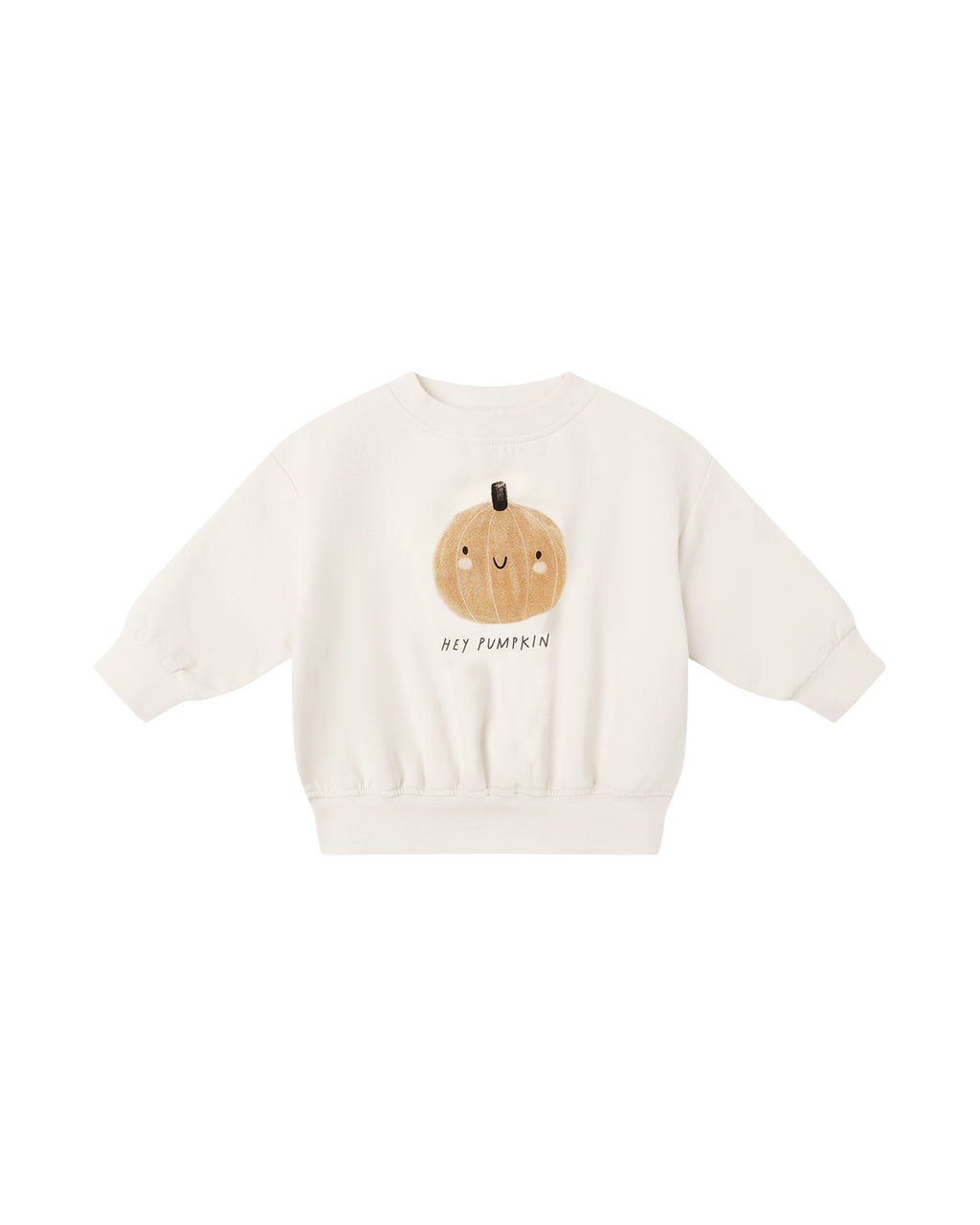 RELAXED FLEECE SWEATSHIRT || PUMPKIN