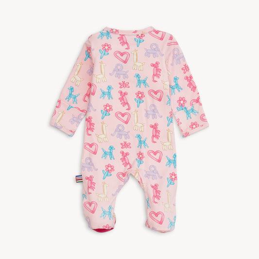Pink Party Animals Glow In The Dark Mod Footie