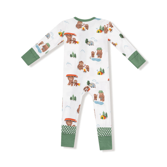 Bigfoot Camping  Convertible Romper