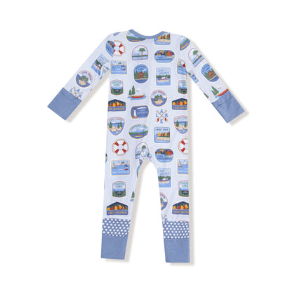 Lake Stickers  Convertible Romper
