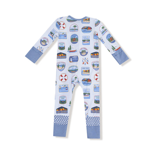 Lake Stickers  Convertible Romper