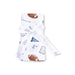 Touchdown Time - Navy - Swaddle Blanket
