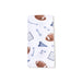 Touchdown Time - Navy - Swaddle Blanket